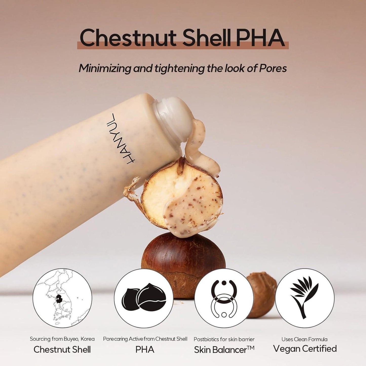 Hanyul Chestnut Shell Hydrating Pore Mask 100ml