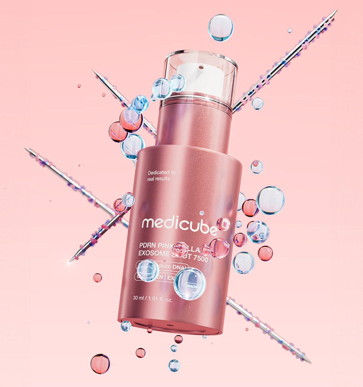 Medicube PDRN Pink Collagen exosome shot ampoule 7500 30ml
